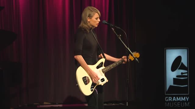 Taylor Performs "Wildest Dreams" at The GRAMMY Museum