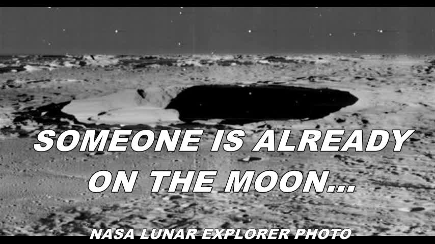 Someone is already on the moon.
