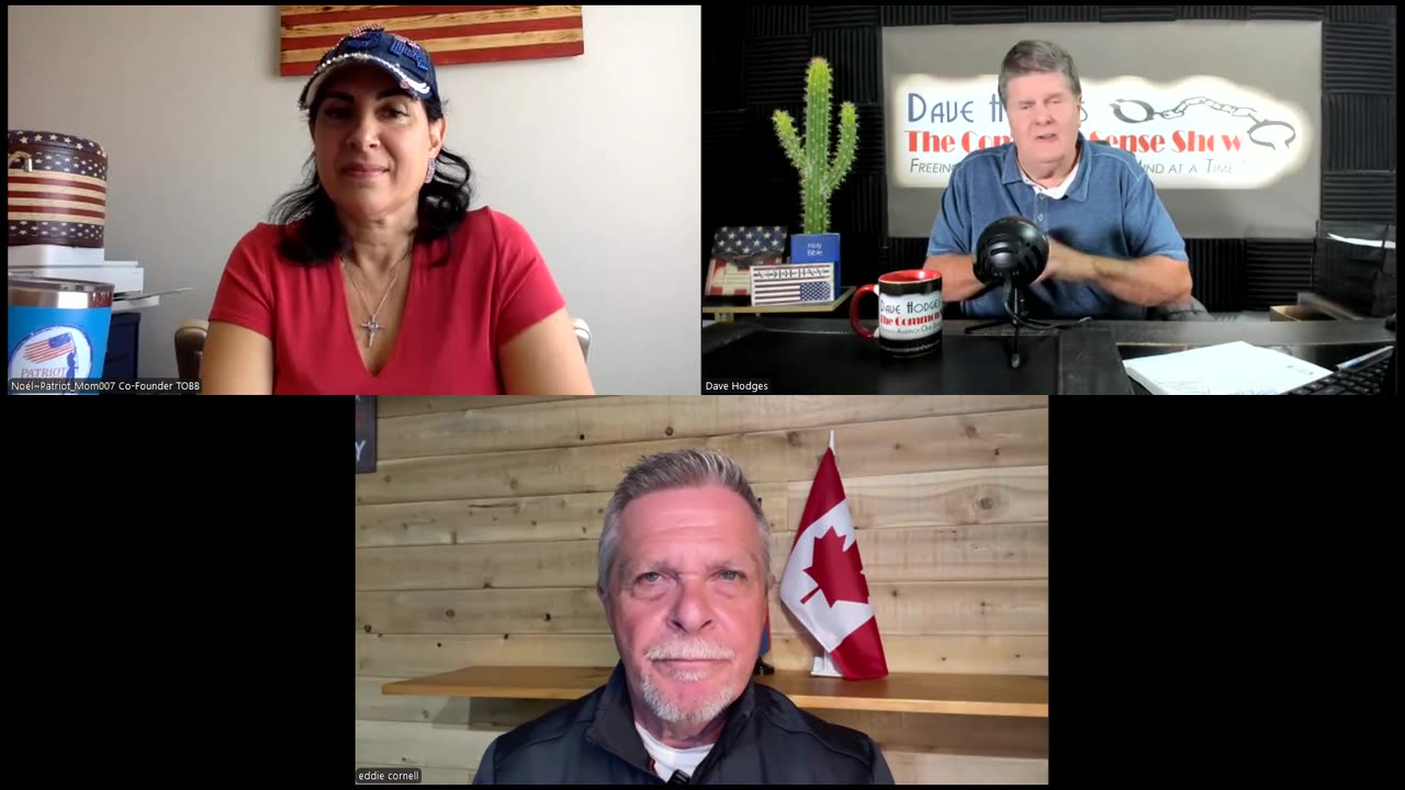 CANADIAN & US CITZENS JOIN FORCES TO SAVE BOTH NATIONS-NOEL ROBERTS & EDDIE CORNELL