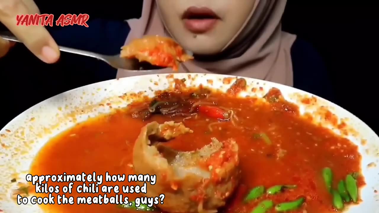 Asmr spicy food