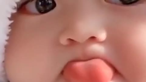 Funny cute baby