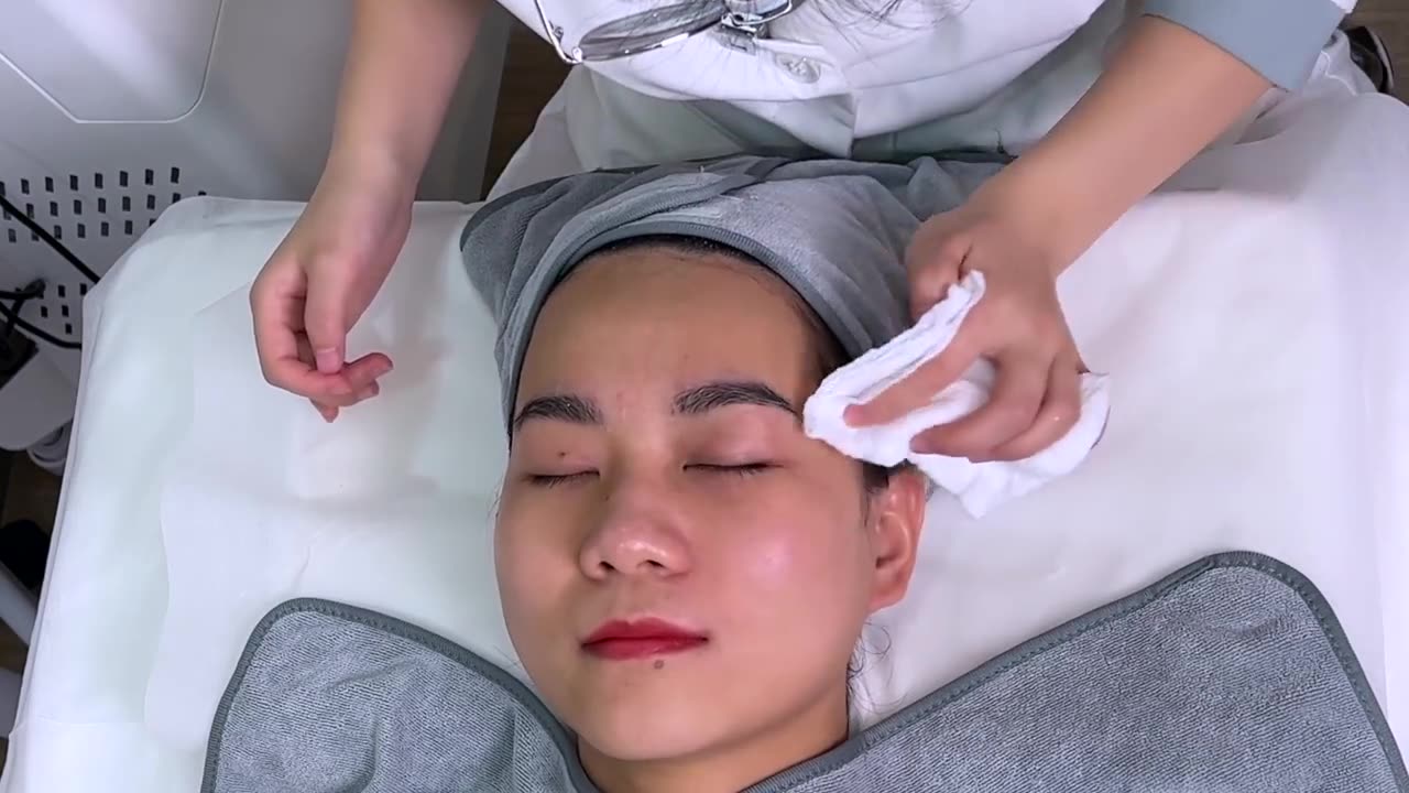 ASMR acne treatment