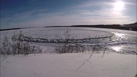 Ice Circle At Grand Lake