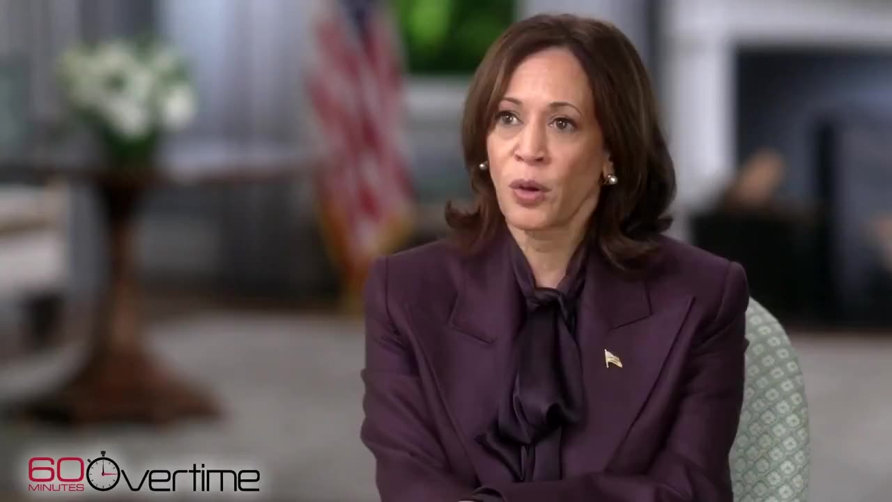 60 Minutes Asks Kamala About Biden HANDING HER The Nomination