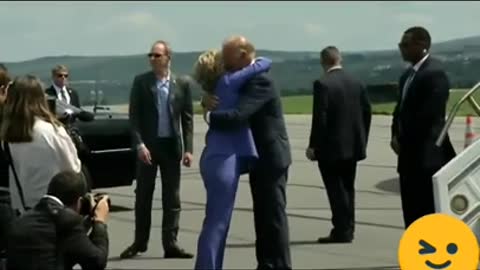 Biden Traps Hillary In AWKWARD Hug