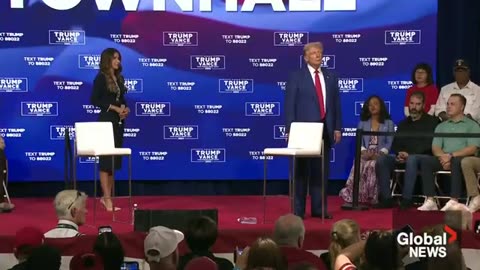 U.S election 2024 Trump Harris campaign in battle ground