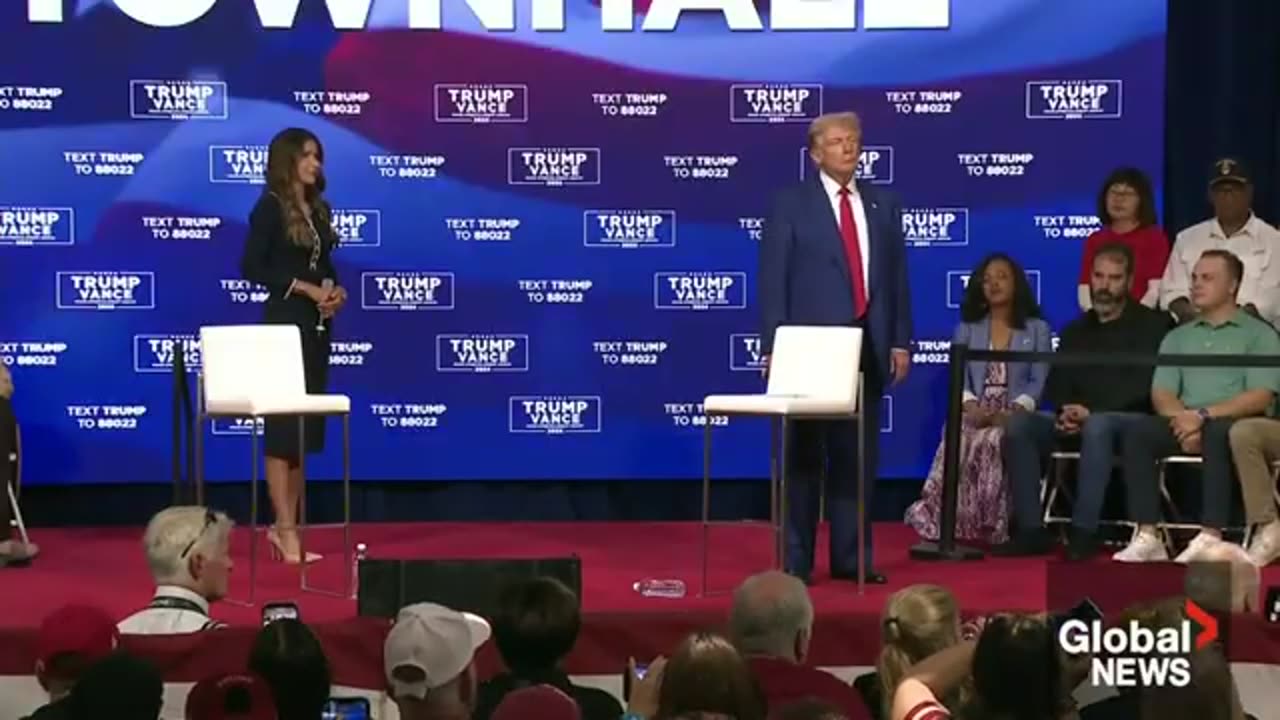 U.S election 2024 Trump Harris campaign in battle ground