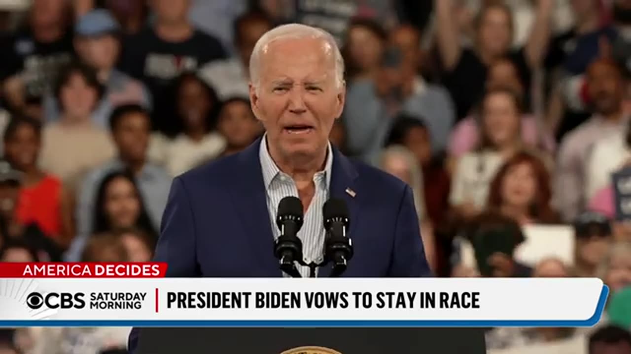 Joe Biden vows to stay in the race after calls to bow out following debate CBS News