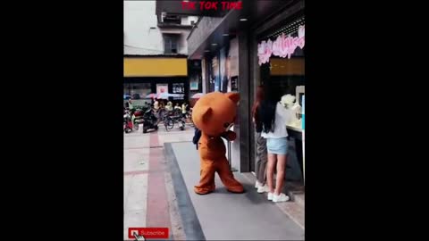 Top Funny Brown Bear and Kumamon in Tik Tok_Douyin