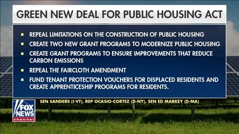 Green new deals to be reintroduce by progressive Democrats