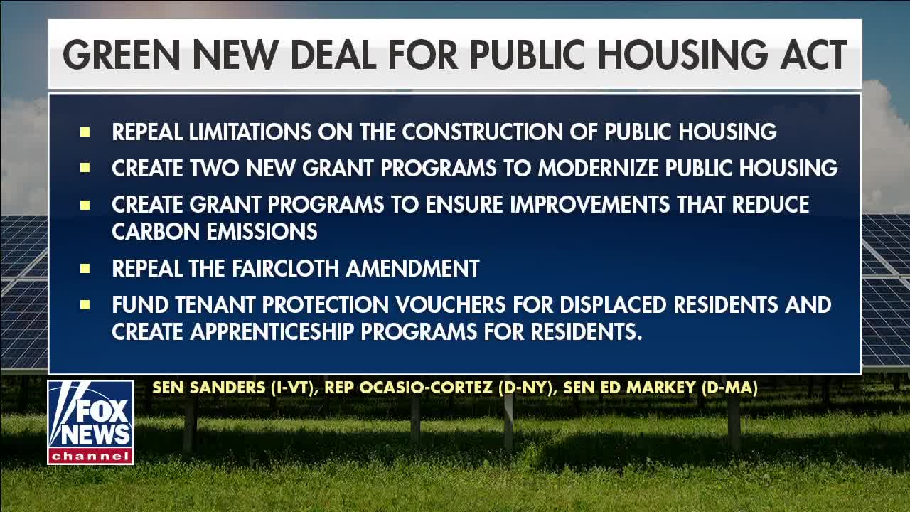 Green new deals to be reintroduce by progressive Democrats