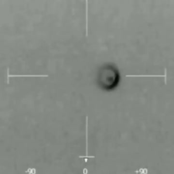 UFO, Bristol Channel, UK, 2016. Filmed from infrared camera onboard police helicopter.