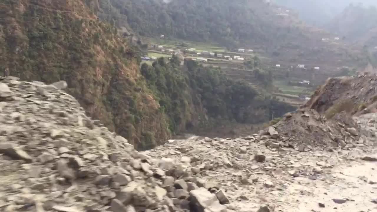 Most dangerous road of hills