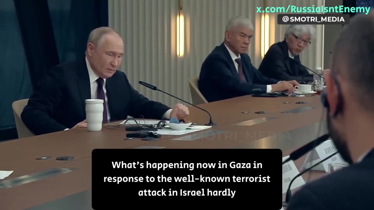 BREAKING: President Putin comments on Gaza.