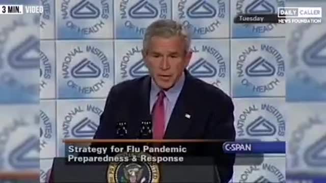 President Bush Predicted A Pandemic Like Covid Back in 2005