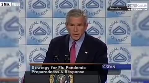 President Bush Predicted A Pandemic Like Covid Back in 2005