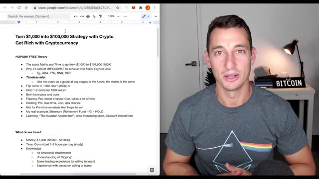 TURN $1000 INTO $100,000 WITH CRYPTO! 100X STRATEGY | Real Get Rich with Cryptocurrency