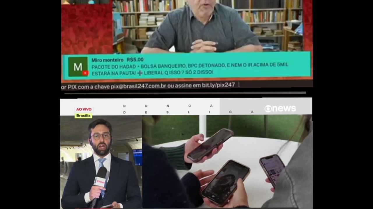 o Alexandre nazista está alí especificamente para destruir Bolsonaro políticamente enquanto o PT arma para destruir os bolsonaristas nas redes sociais para assistir erguer outra liderança política e então continua compartilhando a amazônia