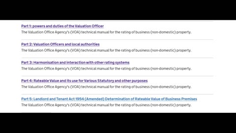 Valuation Agency Office, fact 1