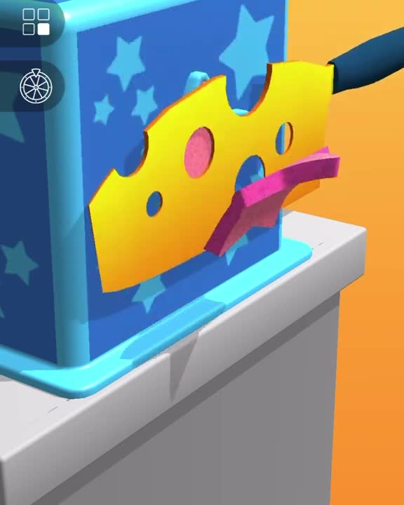 ASMR Cutting game! Relaxing sounds! Satisfying Video -1