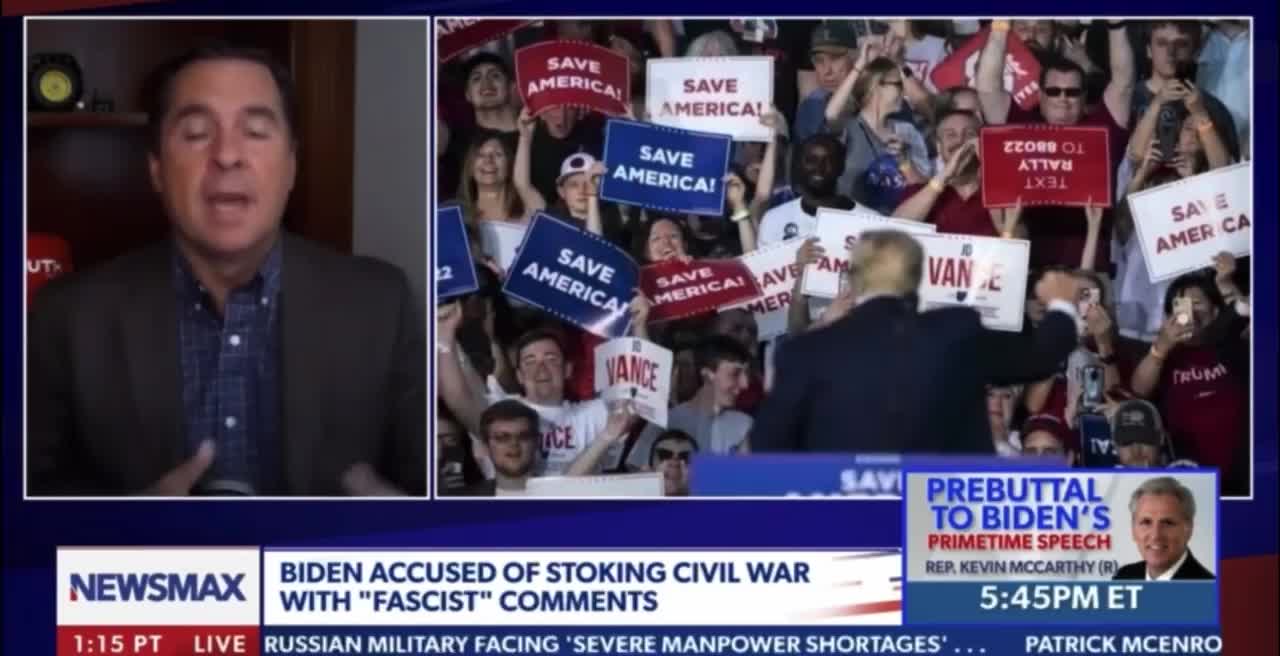 Devin says President Trump opened his eyes to the depth of the Swamp and the Deep State: