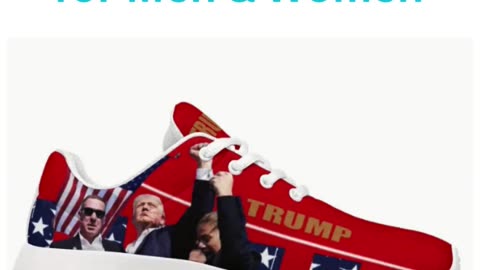 US Step into Comfort & Confidence with Trump-Inspired Plus Size Sneakers! 👟