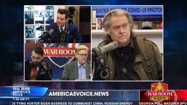 Congressman Matt Gaetz Steve Bannon Discuss CCP & Big Tech Money Bribes!