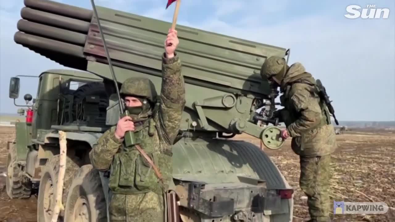 Russian Grad missiles