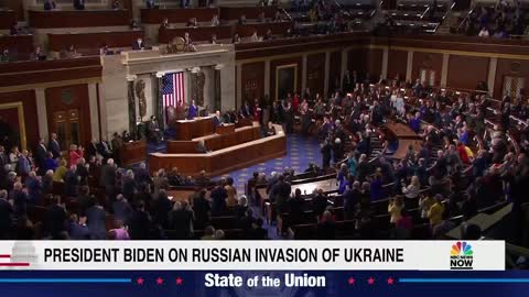 Biden Praises 'Fearlessness' Of Ukrainians Amid Russian Invasion During State Of