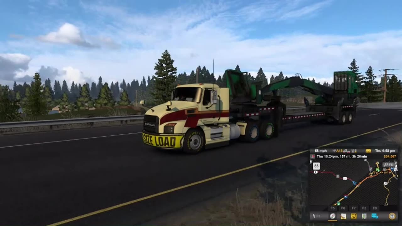 DAY & NIGHT DRIVE IN AMERICAN TRUCK SIMULATOR