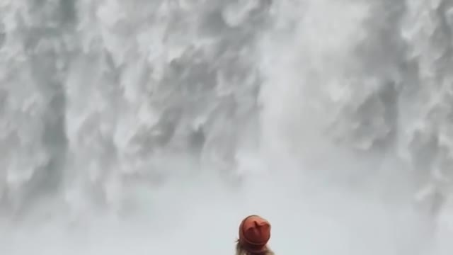 the edge of Europe’s most powerful waterfall. 📍