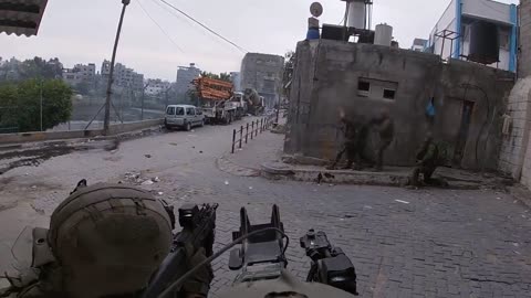 Fighting In The Streets Of Gaza