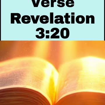 Daily Bible Verse - July 2nd, 2024 - Revelation 3:20