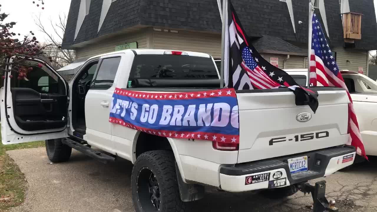 Let’s go Brandon rally in Brandon Township Michigan