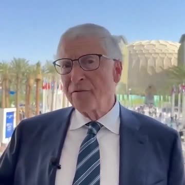 Self-appointed globalist technocrat, Bill Gates: "With climate change