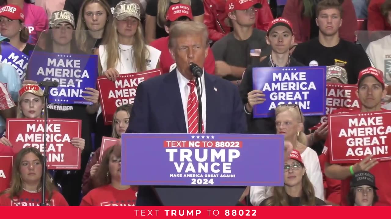 President Trump in Rocky Mount, NC