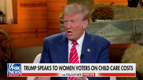 Trump is always there to help. Watch this fast clip with a really nervous lady