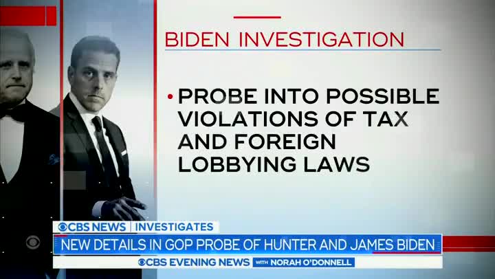 Banks Flagged More Than 150 Biden Family Transactions As Concerning. CBS telling the truth now?