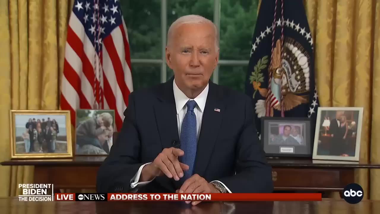 FULL SPEECH: President Joe Biden gives address after dropping out of 2024 election