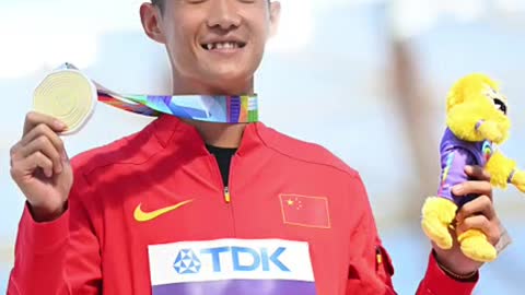Chinese athlete Wang Jianan leaps into history