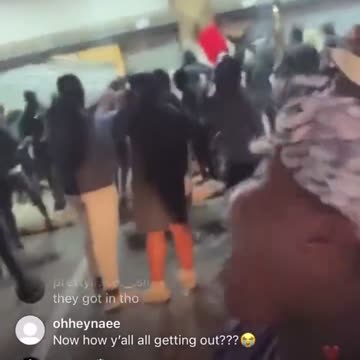 Video shared on social media shows rioters celebrating the mass looting in Philadelphia