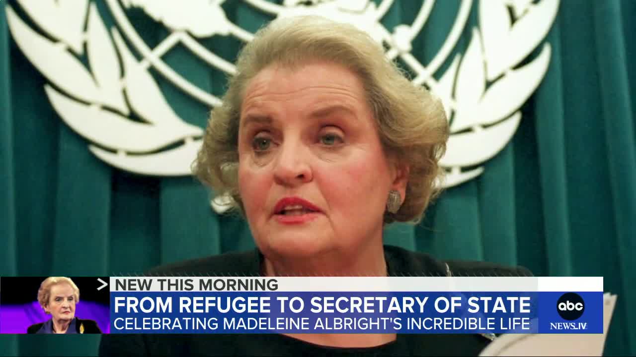 Former US secretary of state Madeline Albright dies at 84 l GMA