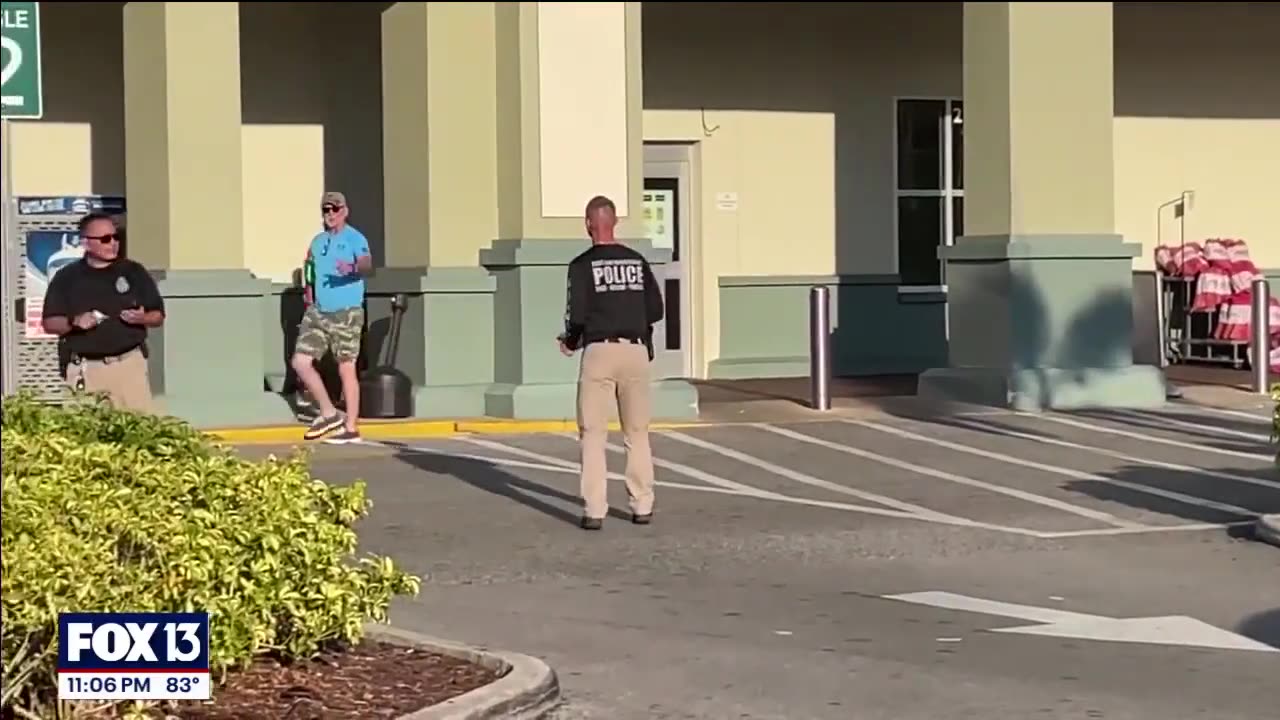 Man sets self on fire inside Plant City Fl, Publix