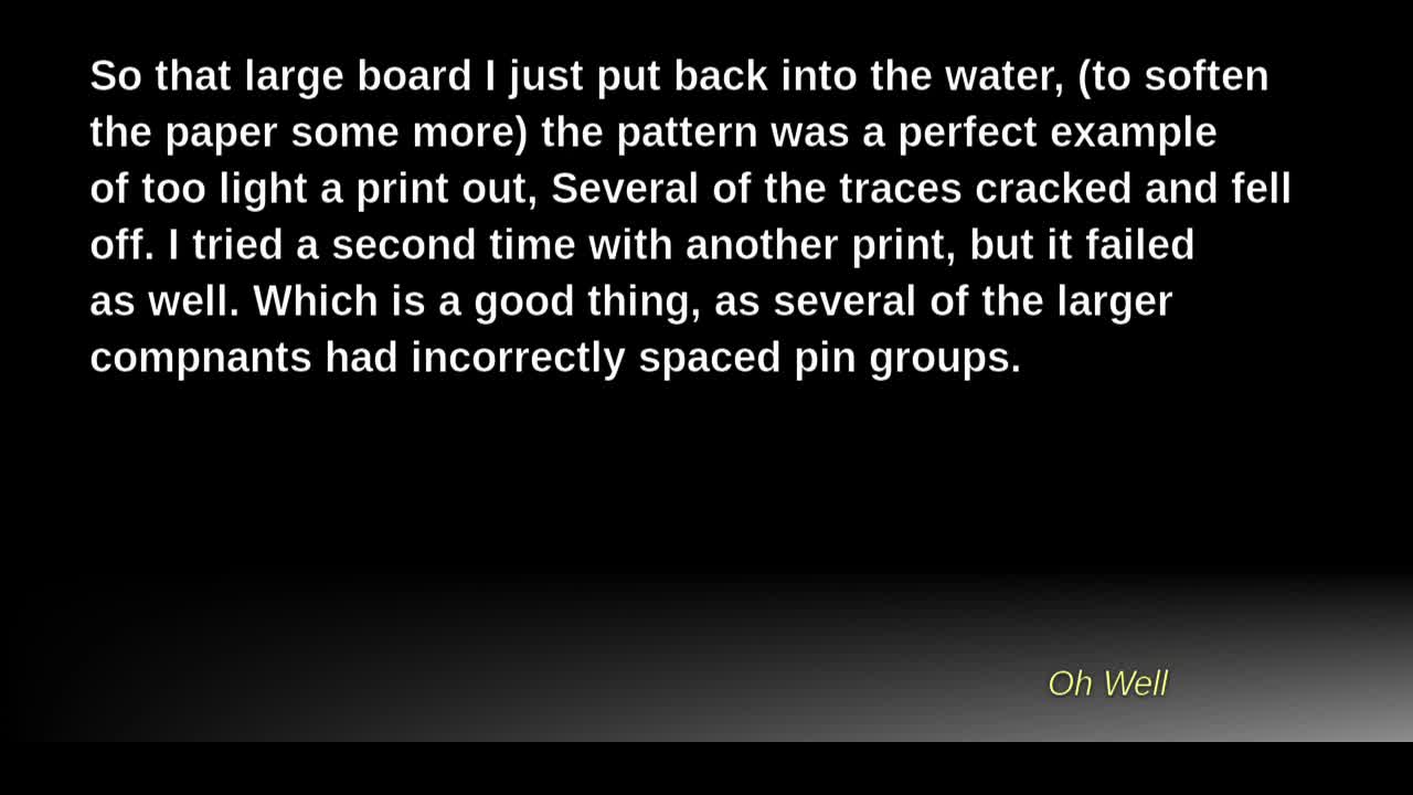 Soak The Board and Peel The Paper backing Off