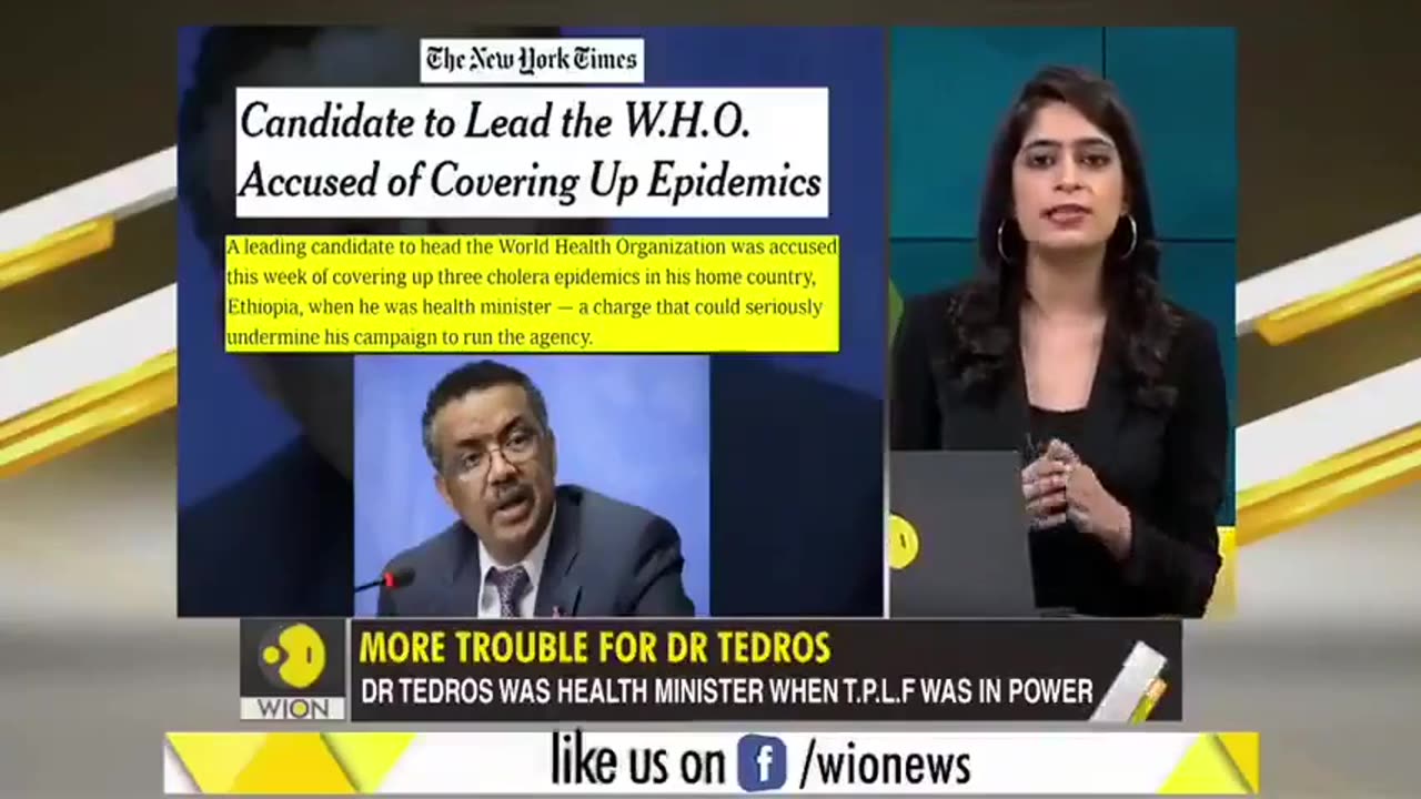 TEDROS OF THE WHO IS A TERRORIST (4 mins)