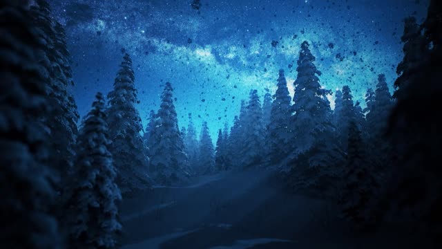 Winter Wonderland With 432Hz Snowy Landscape