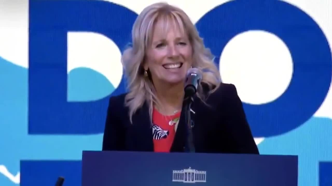 "Well You're Booing Yourselves!" Crowd Boos After Jill Biden Talks About Low Vaccination Rates