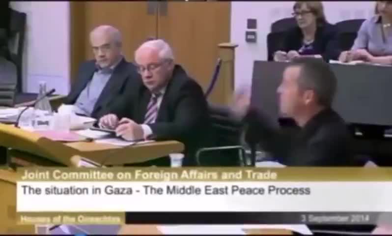 IRISH MP HUMILIATES ISRAELI AMBASSADOR - EPIC