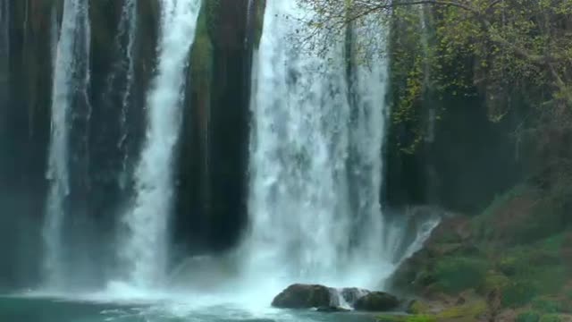 Beautiful Waterfall at Forest Video #7