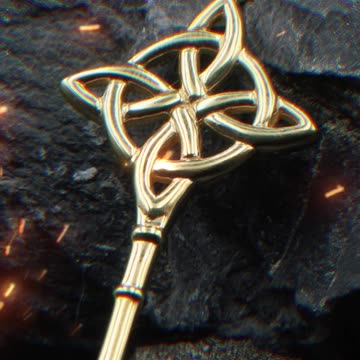 Unlock Spiritual Enchantment: Celtic Four Point Knot Pendant